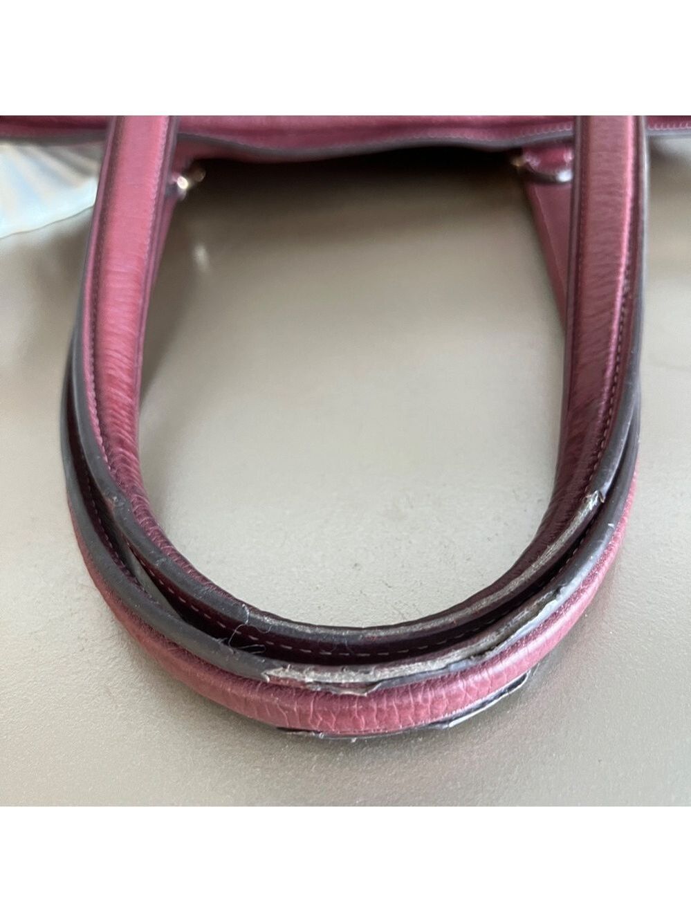 Vintage Leather Coach Handbag - Picture 11 of 16
